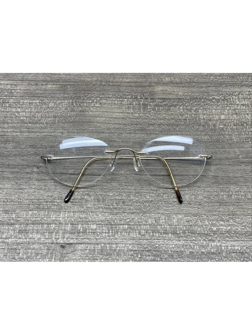 Marchon Airlock 2 760/6 062 Rimless Eyeglasses Gold Tone 49[]21-135 Frames